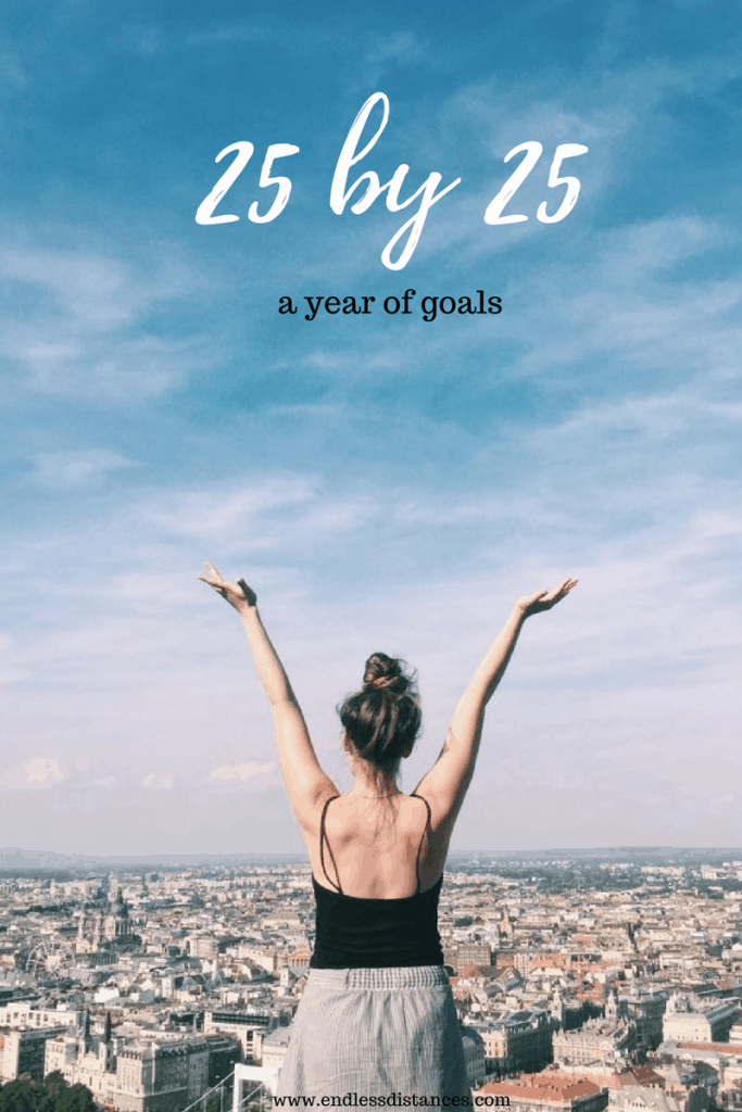 A girl with outstretched arms above Budapest's skyline - a list for every woman entering her mid-twenties.