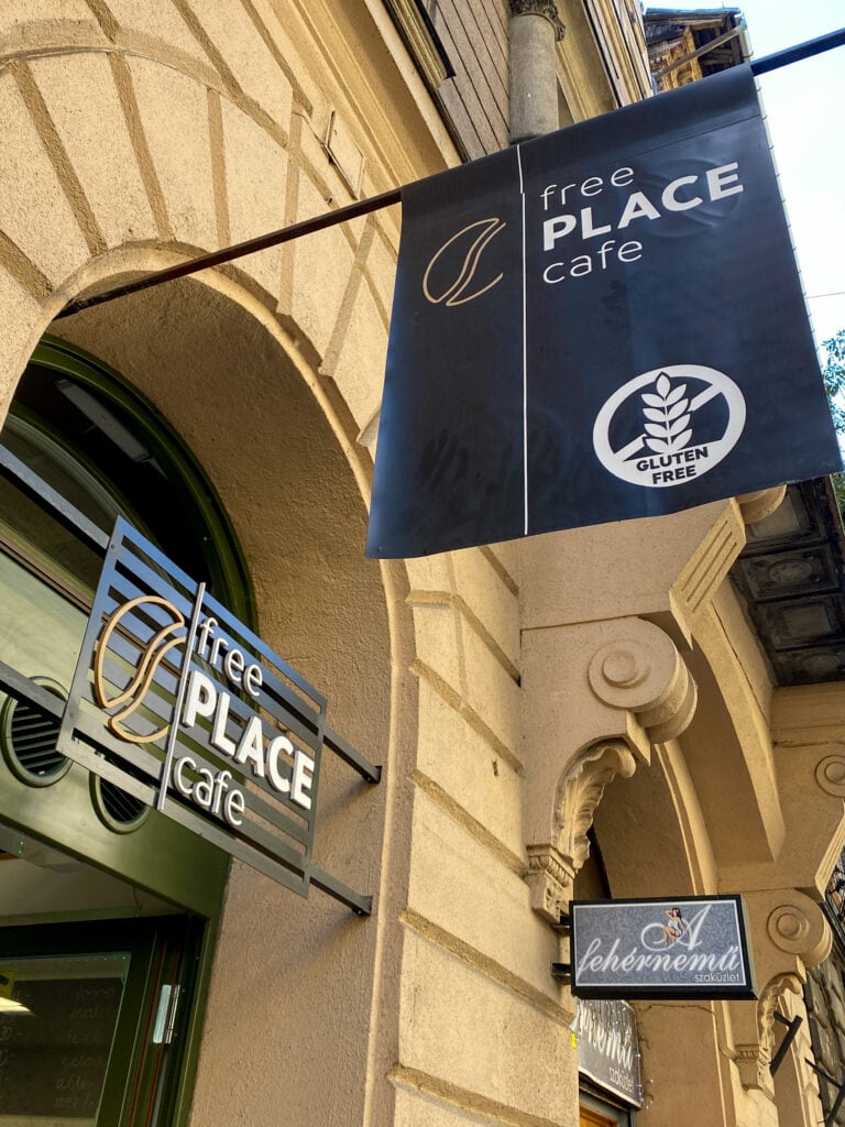 Free Place Cafe sign
