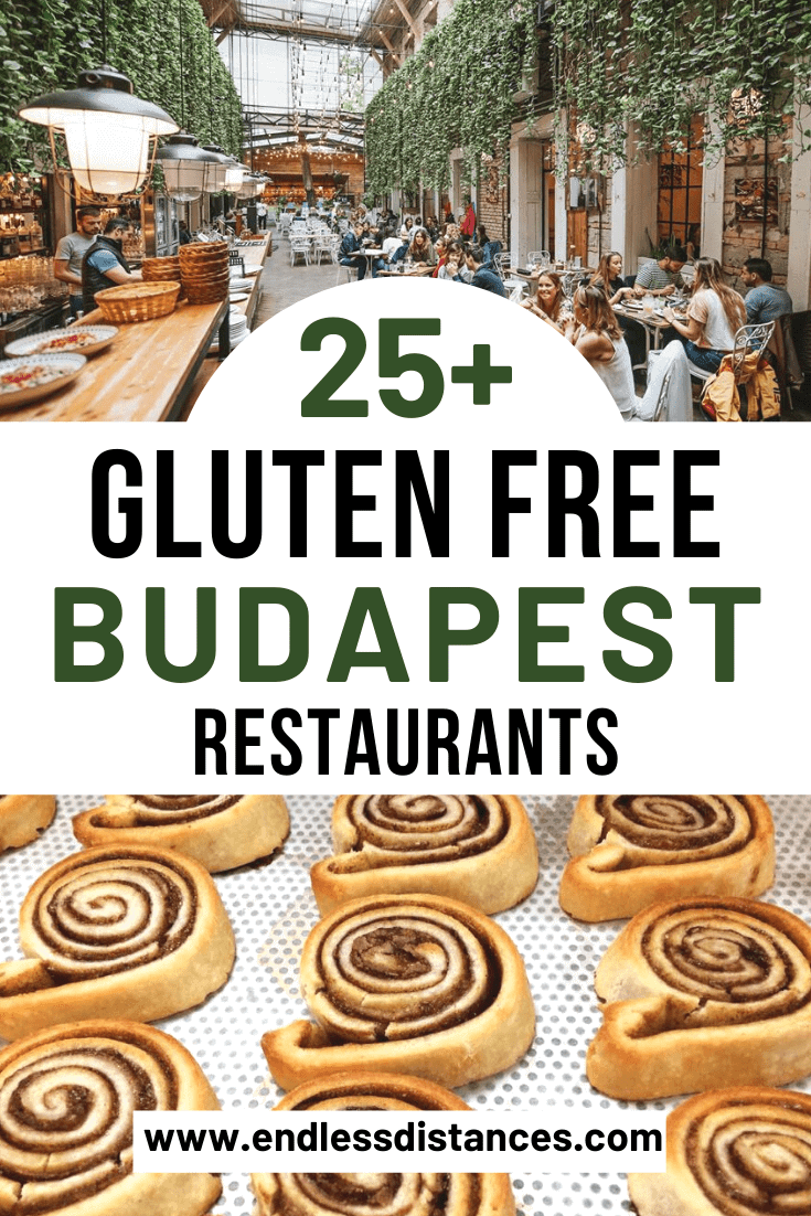 You won't go hungry in Hungary with this complete guide to gluten free Budapest. Includes five 100% gluten free restaurants, seven bakeries, and more! #glutenfreebudapest #budapestglutenfree #glutenfreetravel