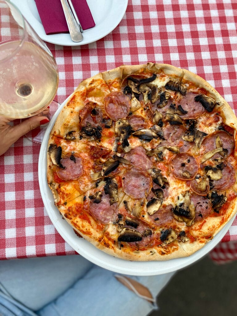 Gluten free pizza in Budapest