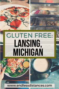 This is your ultimate guide to the best Greater Lansing gluten free restaurants. After living in Lansing for years, I've compiled this list with the help of my own experience, Sparrow dietitans, and the Lansing Convention & Visitors Bureau. Read on for Lansing gluten free restaurants, cafes, chains, and more. #glutenfree #glutenfreetravel #travel #lansing #michigan