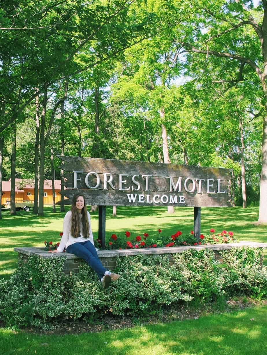 Looking for hotels in Stratford Ontario for your visit to the Stratford Festival? Forest Motel & Woodland Retreat is the most peaceful and unique of hotels in Stratford Ontario, located five minutes from downtown on 32 acres of woodland, offering hot tubs, breakfast, and more! #stratfordcanada #stratfordontario #stratford #forestmotel #stratfordhotels #travel #canada #ontario #stratfordfestival
