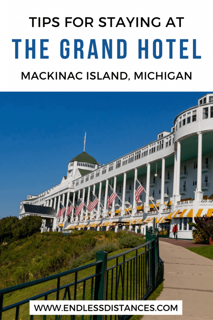 Absolutely everything you need to know for your visit to the Grand Hotel on Mackinac Island - one of the best hotels in the world! Michigan | USA | United States of America | The Grand Hotel | Travel Destinations | Honeymoon | Backpack | Backpacking | Vacation | Bucket List | Local Guide | Wanderlust #travel #honeymoon #vacation #backpacking #budgettravel #offthebeatenpath #bucketlist #wanderlust #Michigan #USA  #exploreMichigan #visitMichigan #seeMichigan #discoverMichigan #TravelMichigan