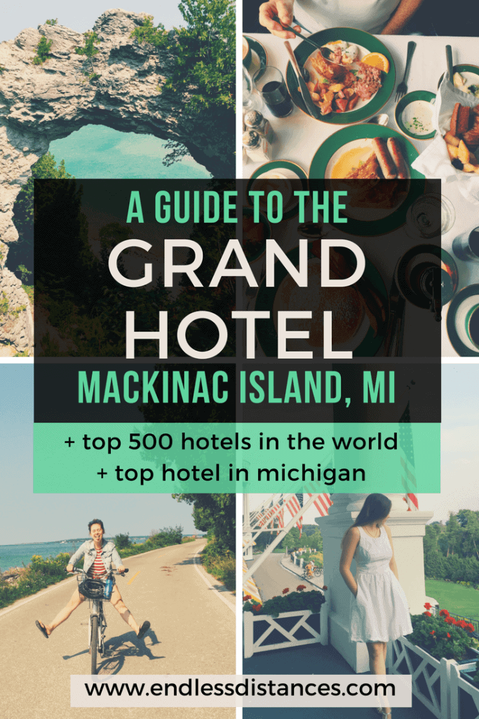 Absolutely everything you need to know for your visit to the Grand Hotel on Mackinac Island - one of the best hotels in the world! Michigan | USA | United States of America | The Grand Hotel | Travel Destinations | Honeymoon | Backpack | Backpacking | Vacation | Bucket List | Local Guide | Wanderlust #travel #honeymoon #vacation #backpacking #budgettravel #offthebeatenpath #bucketlist #wanderlust #Michigan #USA  #exploreMichigan #visitMichigan #seeMichigan #discoverMichigan #TravelMichigan