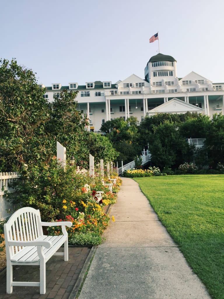 Read this guide for everything you need to know for your vist to the Grand Hotel Mackinac Island - one of the best hotels in the world! #grandhotel #grandhotelmackinac #mackinac #mackinacisland #michigan #puremichigan #travel