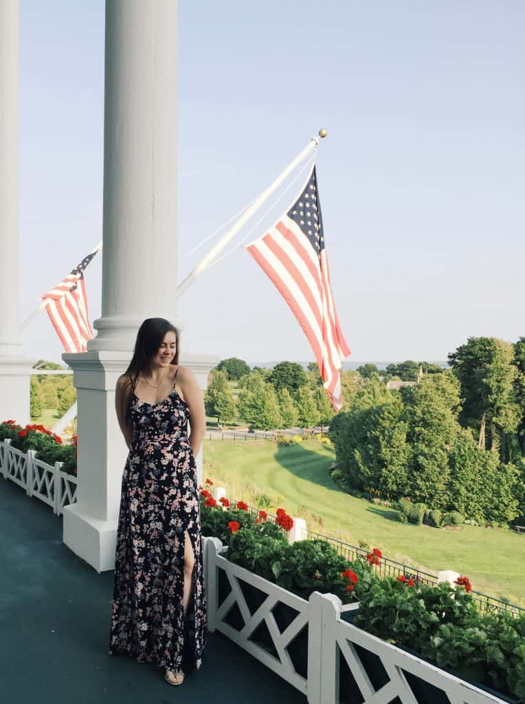 Read this guide for everything you need to know for your vist to the Grand Hotel Mackinac Island - one of the best hotels in the world! #grandhotel #grandhotelmackinac #mackinac #mackinacisland #michigan #puremichigan #travel