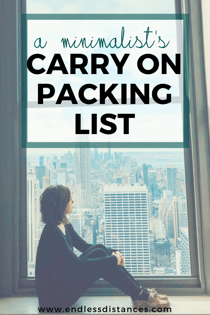 In this minimalist's carry on only packing list, you'll find a complete guide to traveling carry on only. Including the best multi-way clothing and more. #carryononly #carryontravel #carryon #encircled #chrysaliscardi #travel