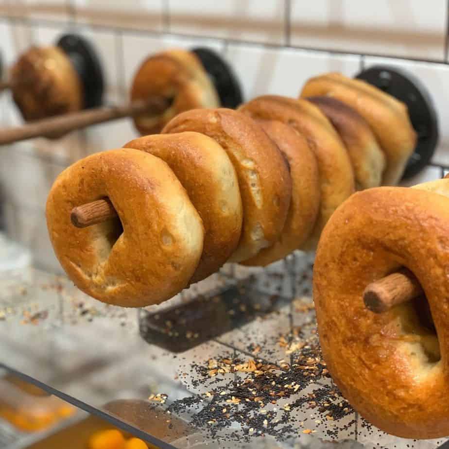 The best gluten free bagels NYC can be found at 100% GF Modern Bread and Bagel.