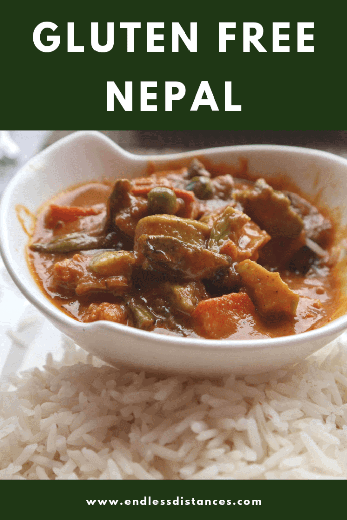 Gluten free travel in Nepal can be challenging. Use this Nepal gluten free guide to help plan your trip, including tips on translation, restaurants, trekking, and more. #glutenfreenepal #nepalglutenfree #glutenfreetravel #nepal #trekking