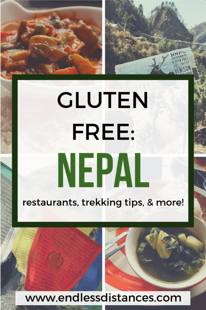 Gluten free travel in Nepal can be challenging. Use this Nepal gluten free guide to help plan your trip, including tips on translation, restaurants, trekking, and more. #glutenfreenepal #nepalglutenfree #glutenfreetravel #nepal #trekking