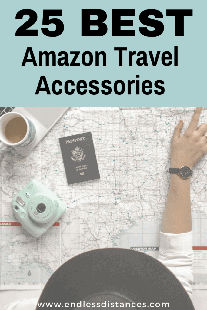 These 25 Amazon travel accessories will change the way you travel. You'll love these items that you didn't even know you needed! #amazontravel #amazontravelaccessories #amazontravelitems #amazonprimeday