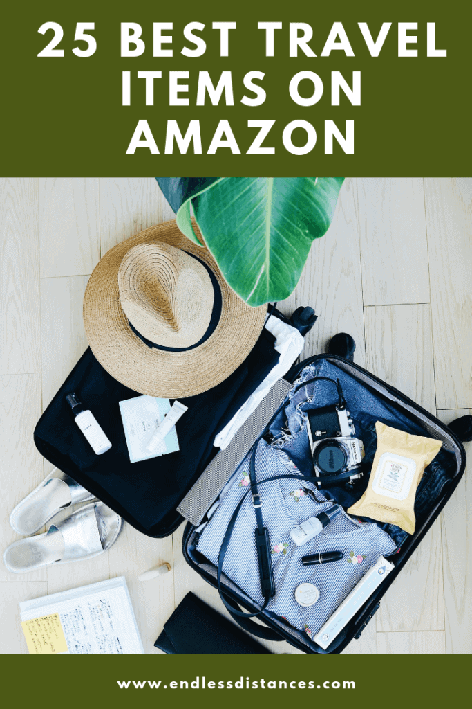These 25 Amazon travel accessories will change the way you travel. You'll love these items that you didn't even know you needed! #amazontravel #amazontravelaccessories #amazontravelitems #amazonprimeday