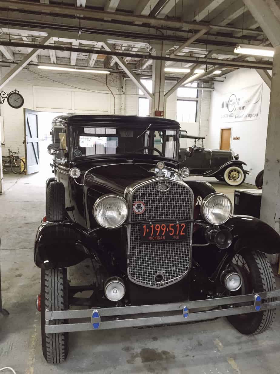 Looking for the most unique tour in Detroit? Check out Antique Touring, who will take you on a tour in Detroit with a vintage Ford Model A. #tourindetroit #detroittours #antiquetouring #vintagecartour #fordmodela #visitdetroit #detroittravel