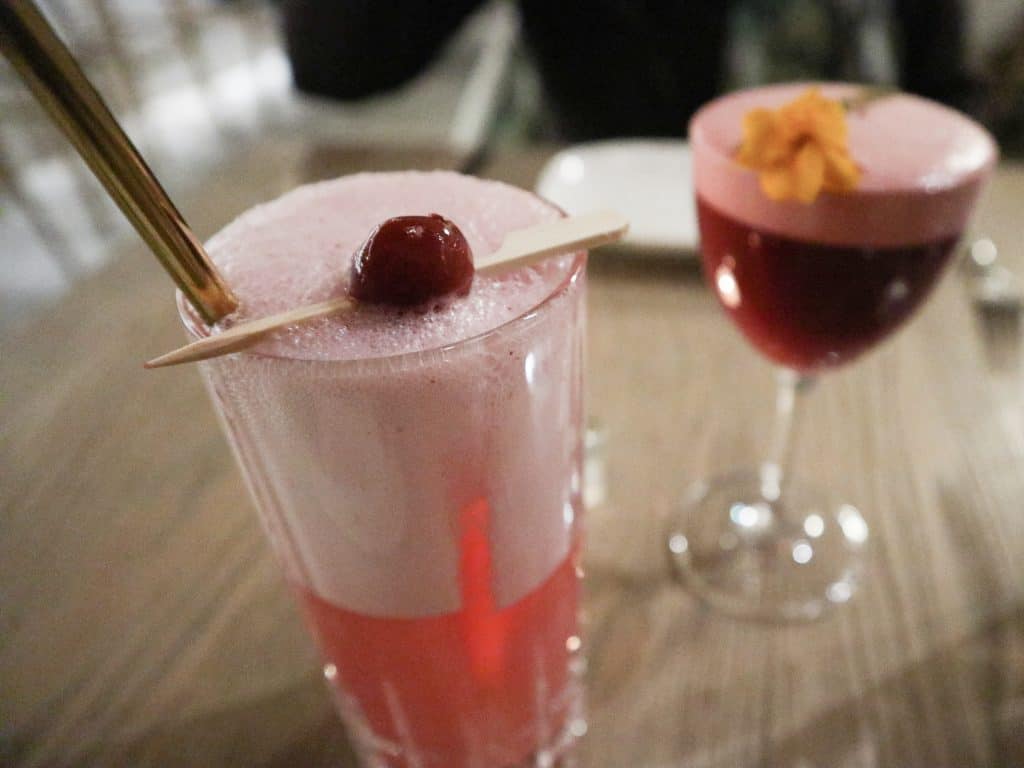 things to do in quebec city in winter, cocktails at Bistro L'Orygine.