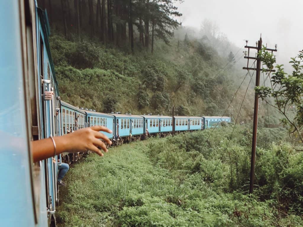 Everything you need to know about the Colombo to Ella train journey, including timetables, tickets, and even the side to sit on for the best views. #colombotoellatrain #kandytoellatrain #trainsinsrilanka #srilankatravel