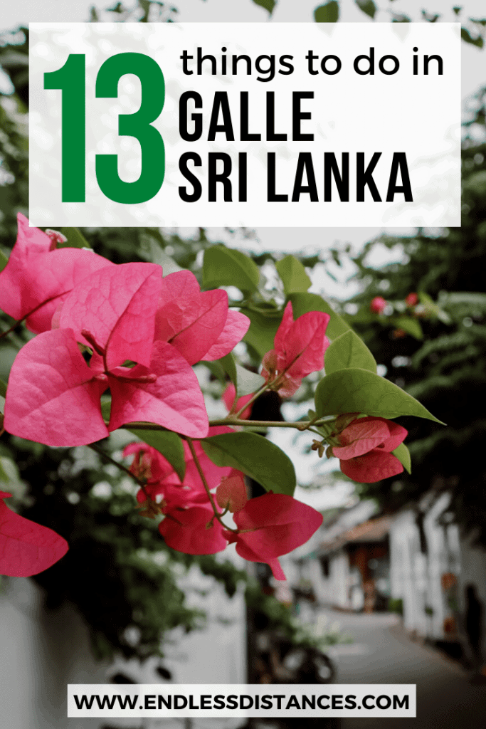 A complete guide to places to visit in Galle, Sri Lanka. Includes 13 amazing things to do in Galle from stilt fishing, bike tours, restaurants, and more. #gallesrilanka #thingstodoingalle #thingstodoingallesrilanka