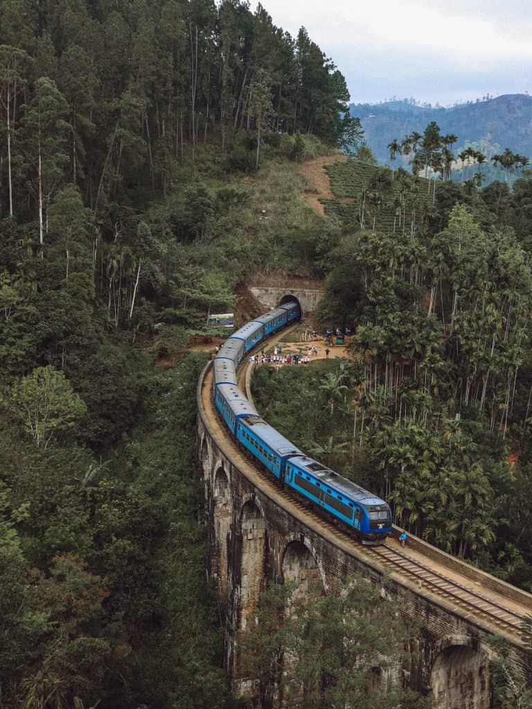 Nine Arch Bridge in Ella Sri Lanka.