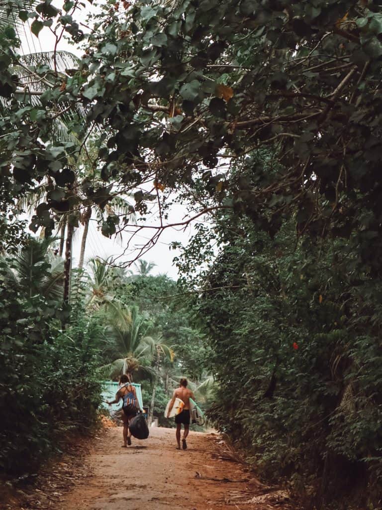 A complete guide to Hiriketiya Beach Sri Lanka, the south coast surfing bay. But Hiriketiya is more than surfing! Here are 15 things to do in Hiriketiya. #hiriketiyabeach #hiriketiyabeachsrilanka #thingstodoinhiriketiya #srilankasouthcoast