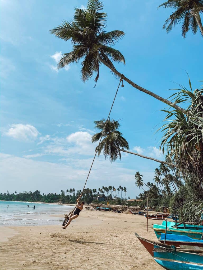 A complete guide to Hiriketiya Beach Sri Lanka, the south coast surfing bay. But Hiriketiya is more than surfing! Here are 15 things to do in Hiriketiya. #hiriketiyabeach #hiriketiyabeachsrilanka #thingstodoinhiriketiya #srilankasouthcoast