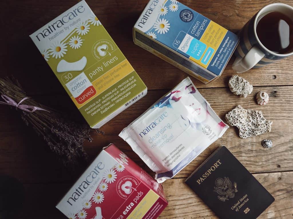 Travel with Endometriosis is possible, but challenging. Here are nine tips to manage your pain and symptoms while on the road. #travelwithendometriosis #travelingwithendometriosis #endometriosis #endometriosisawareness #natracare #veganperiodproducts