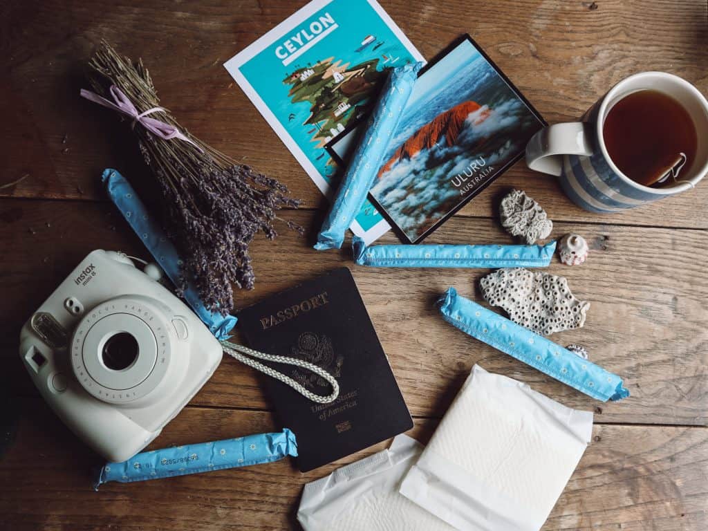 Travel with Endometriosis is possible, but challenging. Here are nine tips to manage your pain and symptoms while on the road. #travelwithendometriosis #travelingwithendometriosis #endometriosis #endometriosisawareness #natracare #veganperiodproducts