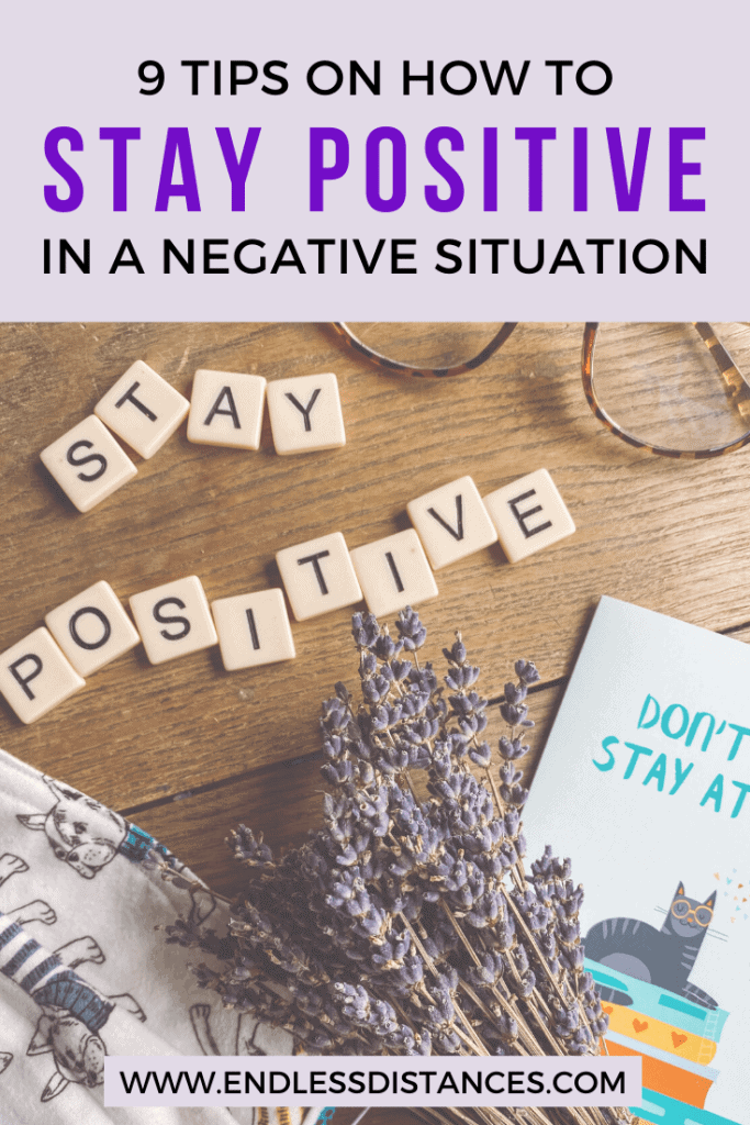 As a mental health professional, I've spent years studying how to stay positive in a negative situation. Here are 9 actionable, easy tips you can implement. #howtostaypositiveinanegativesituation #staypositive #goodvibes #mypostcard