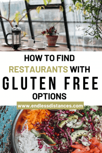 This guide includes seven resourses to empower you to find restaurants with gluten free options, without relying on automatically generated lists. #glutenfreerestaurants #restaurantswithglutenfreeoptions #diningoutglutenfree