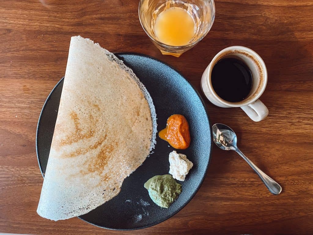 Dosa in south India