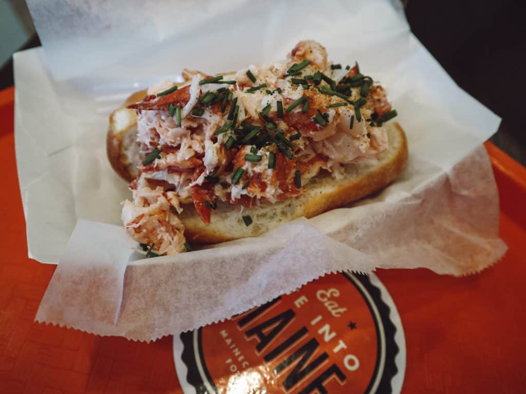 Bite Into Maine gluten free lobster roll