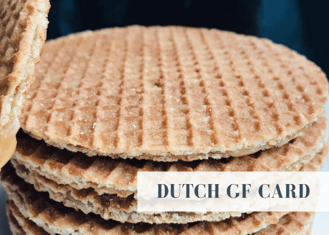 dutch gluten free language card