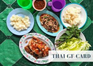 Thai gluten free card