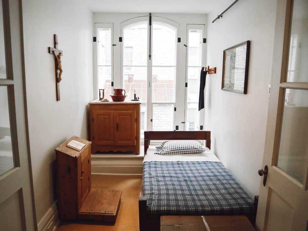 Nun's room at le Monastere des Augustines
