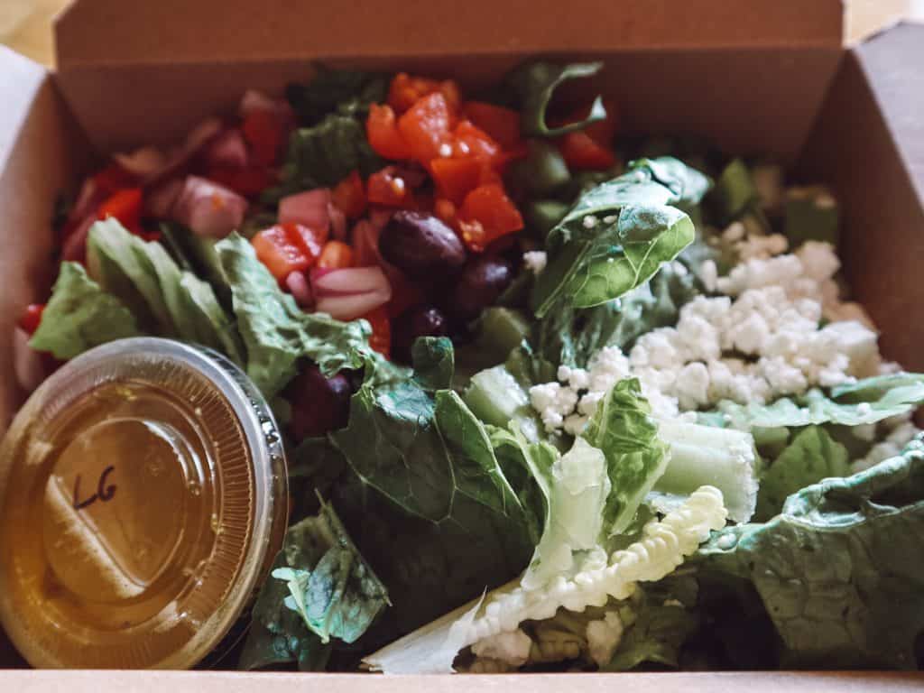 The Drawbridge salad from The Salad Fork in Charlevoix Michigan