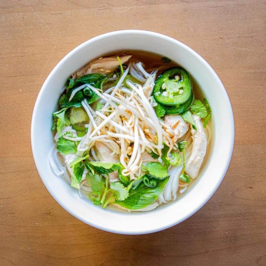 The Good Bowl in Traverse City serves Vietnamese cuisine including many gluten free options like this pho.