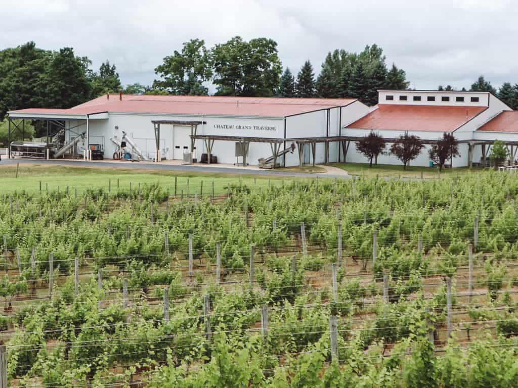 Chateau Grand Traverse winery on Old Mission Peninsula