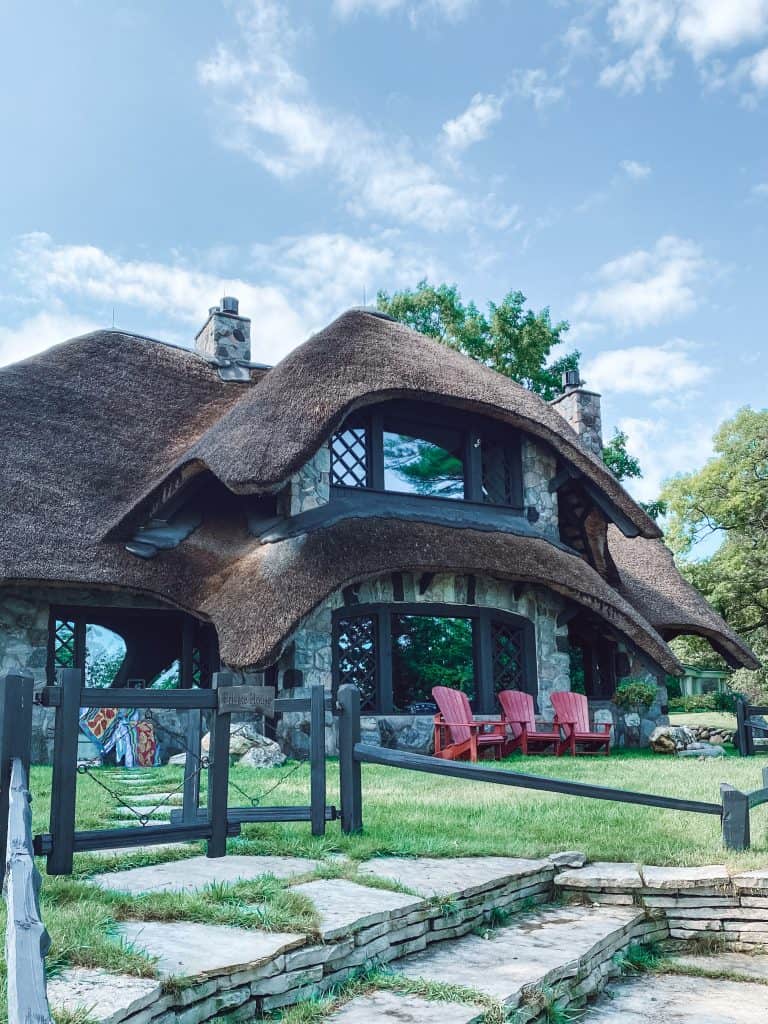 Thatch House is one of the 28 Charlevoix Mushroom Houses