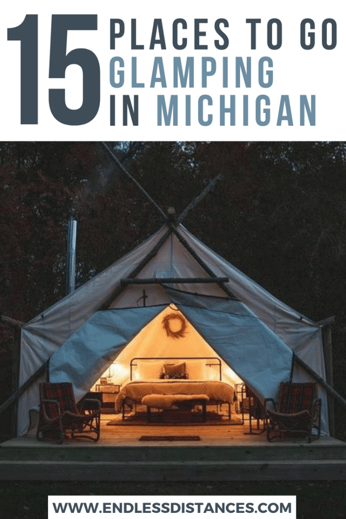  Ready to head Up North - but don't want to bring the tent? Glamping in Michigan is your answer! Check out Michigan's top 15 glamping sites. Michigan | USA | United States of America | Travel Destinations | Honeymoon | Luxury Camping | Camping | Vacation | Glamping in Michigan | Glamping | Off the Beaten Path | Local Guide | Wanderlust #travel #glamping #camping #budgettravel #offthebeatenpath #bucketlist #Michigan #USA #America #UnitedStates #exploreMichigan #visitMichigan #seeMichigan #discoverMichigan #TravelMichigan