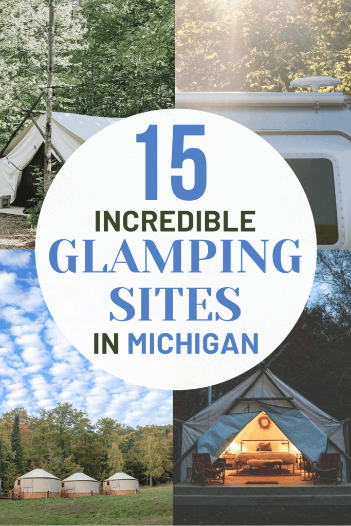  Ready to head Up North - but don't want to bring the tent? Glamping in Michigan is your answer! Check out Michigan's top 15 glamping sites. Michigan | USA | United States of America | Travel Destinations | Honeymoon | Luxury Camping | Camping | Vacation | Glamping in Michigan | Glamping | Off the Beaten Path | Local Guide | Wanderlust #travel #glamping #camping #budgettravel #offthebeatenpath #bucketlist #Michigan #USA #America #UnitedStates #exploreMichigan #visitMichigan #seeMichigan #discoverMichigan #TravelMichigan