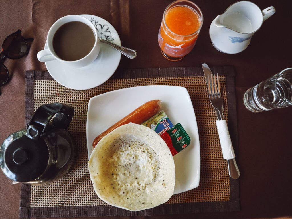 egg hopper breakfast spread