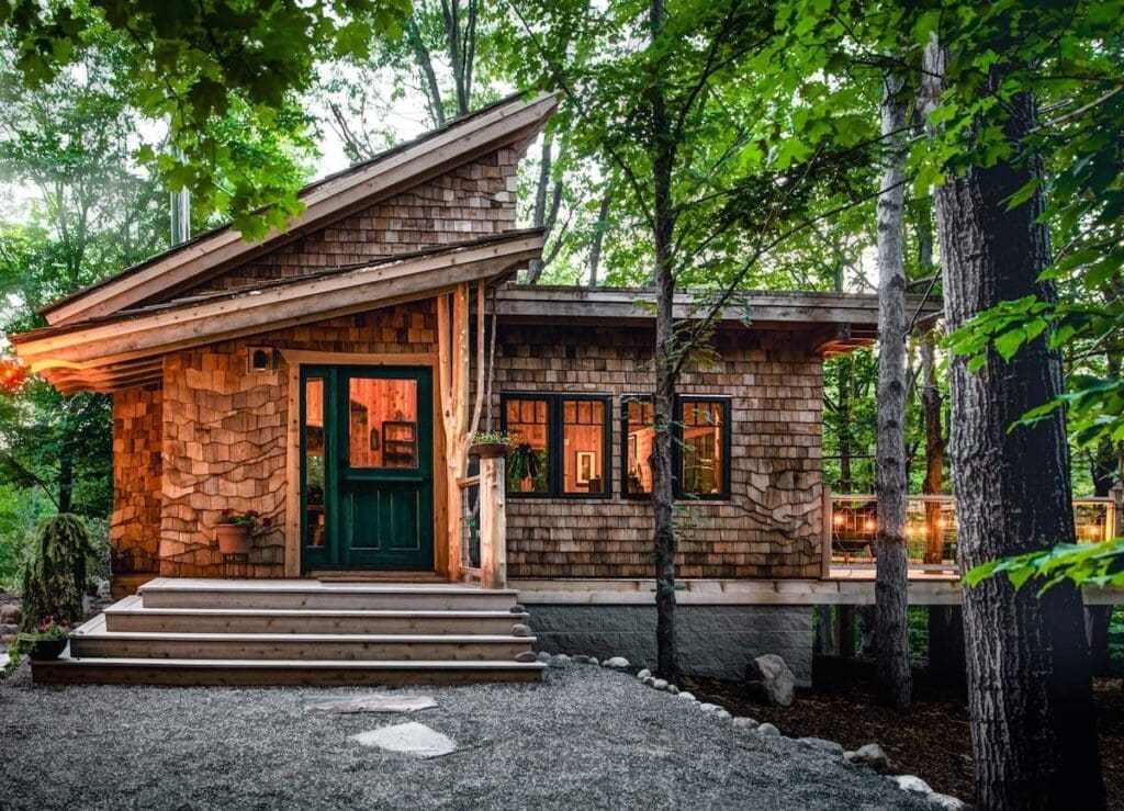 One of the most romantic cabins in Michigan.