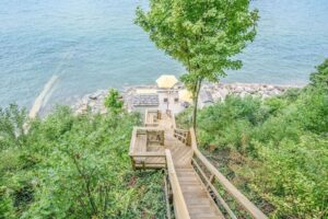 romantic cabins in michigan lake mi