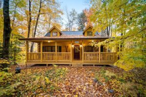 Super cozy and romantic log cabin in Michigan