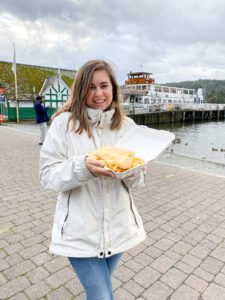 gluten free lake district vinegar jones fish and chips in windermere