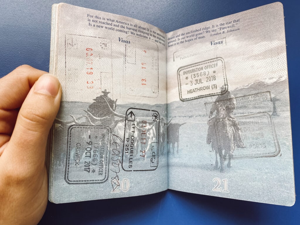 Saying goodbye to my passport, and a decade of travel.