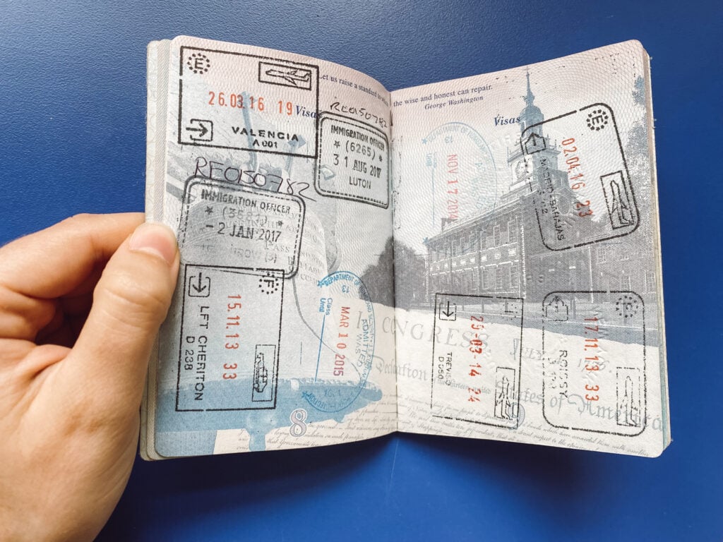 Saying goodbye to my passport, and a decade of travel.