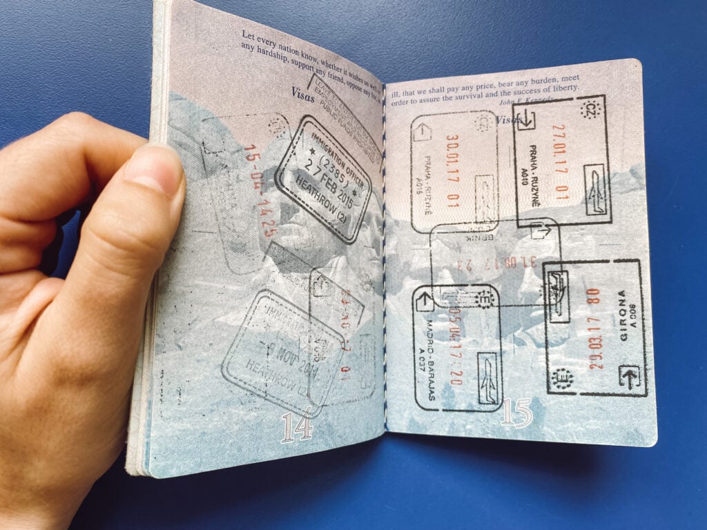 Saying goodbye to my passport, and a decade of travel.