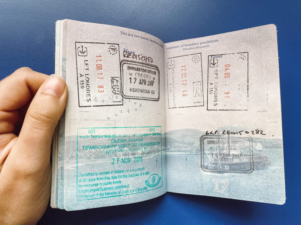 Saying goodbye to my passport, and a decade of travel.