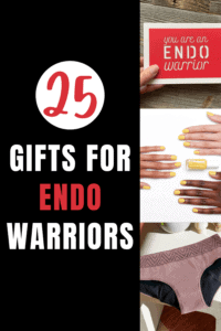 25 perfect gift ideas for endometriosis warriors. Create the perfect endometriosis care package with these ideas!