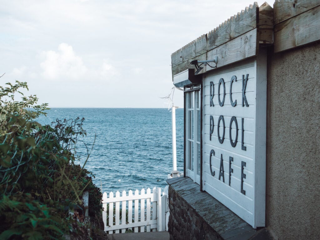 Rock Pool Cafe sign