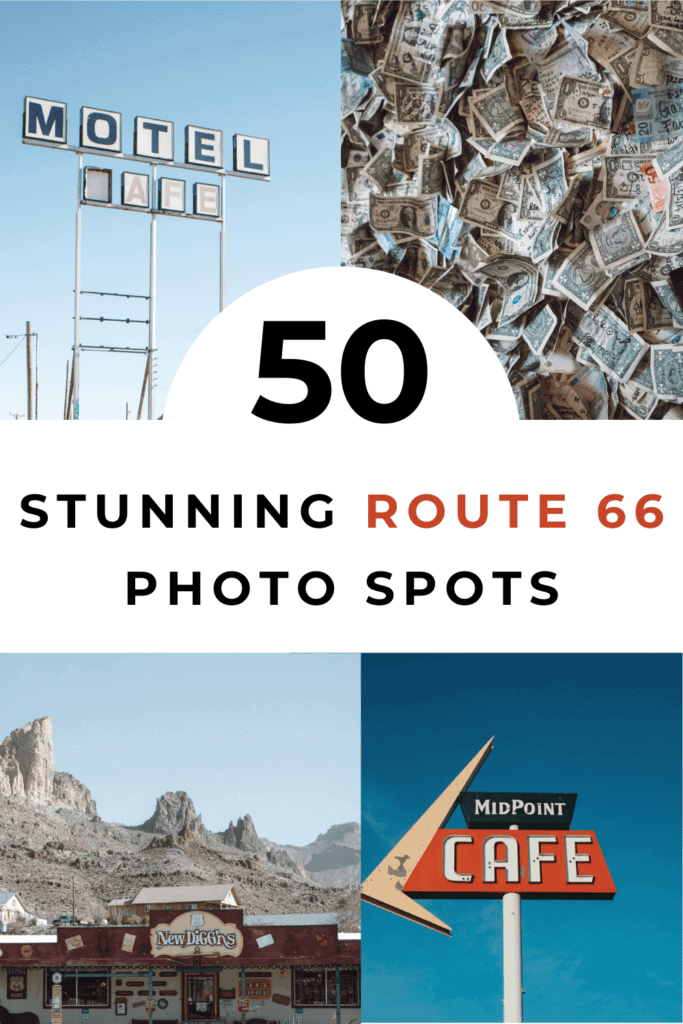 Check out these 50 best Route 66 photo spots, for your road trip along the Mother Road.